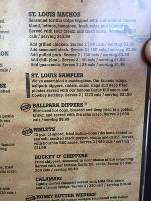 Menu photo 2 St. Louis Bar & Grill Brampton, ON