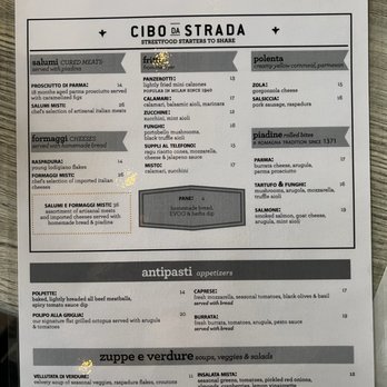 Monello - menu 1/22 - Italian Near Me - San Diego, California