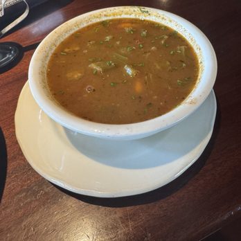 Pappadeaux Seafood Kitchen - Shrimp Gumbo & House Salad - Seafood Near Me - Arlington, Texas