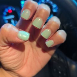 Dip powder with gel top