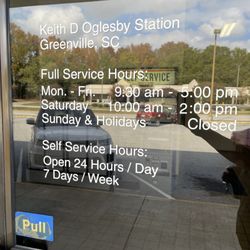 U S Post Office - Actual service hours.