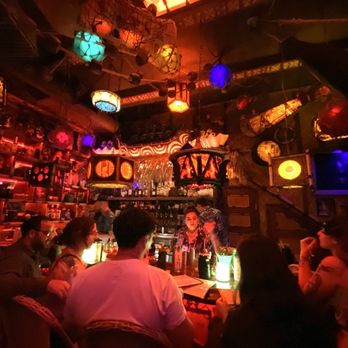 The Lucky Tiki - The bar - there are theatrics with the decor when special cocktails are ordered - Speakeasies Near Me - Los Angeles, California The Lucky Tiki - The bar - there are theatrics with the decor when special cocktails are ordered - Speakeasies Near Me - Los Angeles, California