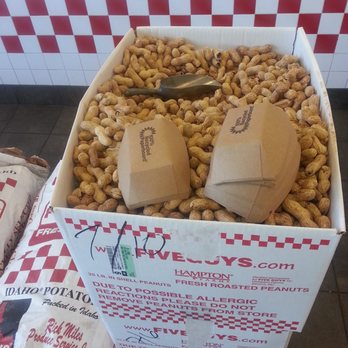 Five Guys - So many peanuts. - Burgers Near Me - Culver City, California Five Guys - So many peanuts. - Burgers Near Me - Culver City, California