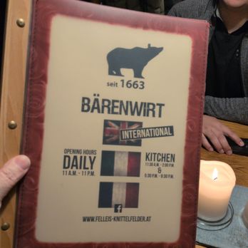 Bärenwirt - Menu - Austrian Near Me - Salzburg, 5