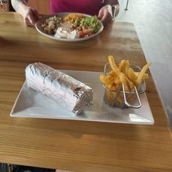 California Burrito - California carne asada burrito  Chicken bowl