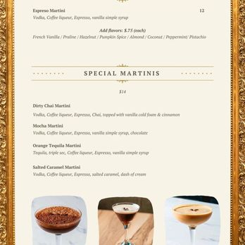 Lucas & Ella - Martini menu - Breakfast & Brunch Near Me - Aguadilla, Puerto Rico Lucas & Ella - Martini menu - Breakfast & Brunch Near Me - Aguadilla, Puerto Rico