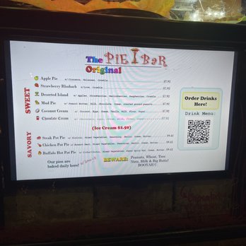 Pie Bar - Menu - Cocktail Bars Near Me - Seattle, Washington Pie Bar - Menu - Cocktail Bars Near Me - Seattle, Washington