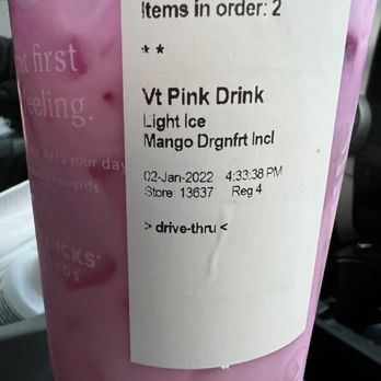 Starbucks - LIGHT ICE!?! Sadly was nothing but ice ice baby! - Coffee & Tea Near Me - Crescent City, California