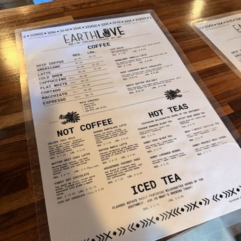 EarthLove Organic Kitchen - menu - Breakfast & Brunch Near Me - Sedona, Arizona