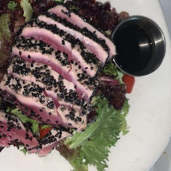 Theo's Steaks, Sides & Spirits - Rehoboth Beach - A side of seared tuna on a salad - sooo good! - Steakhouses Near Me - Rehoboth Beach, Delaware Theo's Steaks, Sides & Spirits - Rehoboth Beach - A side of seared tuna on a salad - sooo good! - Steakhouses Near Me - Rehoboth Beach, Delaware