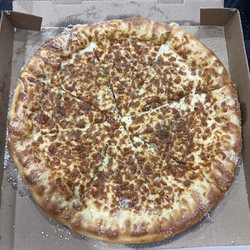 Little Caesars - Stuffed Crazy Crust Pizza with the pizza part being Italian Cheese Bread instead of regular pizza (sauce, cheese, and pepperoni)