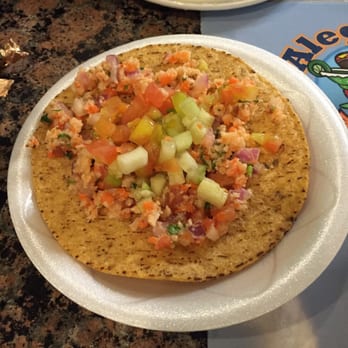 Alegrias Seafood - Tostada - Seafood Near Me - Chicago, Illinois Alegrias Seafood - Tostada - Seafood Near Me - Chicago, Illinois