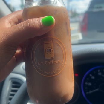 NY Caffeine - Iced latte - Coffee & Tea Near Me - Franklin Square, New York