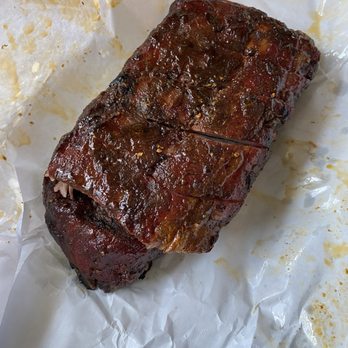 Stuey's Smokehouse BBQ - smoking baby pork ribs - Barbeque Near Me - Locust Valley, New York