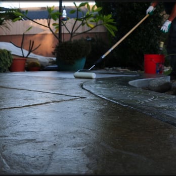 Prime Decorative Concrete - 5 coats of sealer - Masonry/Concrete Near Me - Cypress, California