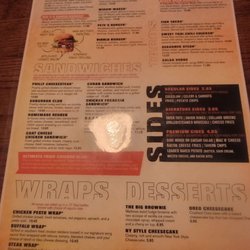 Suburban Tap - Burger side of the menu.  All burgers are $8.95 all day Thursday.