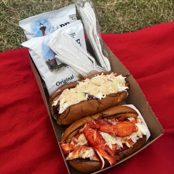 Frenchman Bay Lobster Rolls - Slaw Dog, Large Lobster Roll - Seafood Near Me - Bar Harbor, Maine Frenchman Bay Lobster Rolls - Slaw Dog, Large Lobster Roll - Seafood Near Me - Bar Harbor, Maine