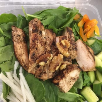 Ultimate Food Essentials - Grilled chicken spinach jicama composed salad. Super Healthy! - Food Delivery Services Near Me - Salt Lake City, Utah