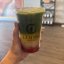Strawberry Yuzu Matcha Tea