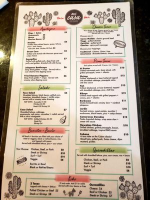 Menu photo 2 Mi Casa on Main Mount Airy, NC Menu photo 2 Mi Casa on Main Mount Airy, NC