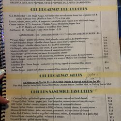 Off Broadway Pub - Menu