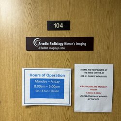 Arcadia Radiology Women's Imaging