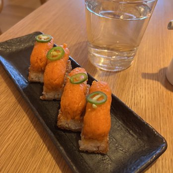 Makoto - Spicy Tuna Crispy Rice - Japanese Near Me - Miami Beach, Florida Makoto - Spicy Tuna Crispy Rice - Japanese Near Me - Miami Beach, Florida