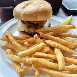 Jalapeño Burger and Fries Jalapeño Burger and Fries