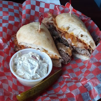 Val's Deli - Roast beef with cheddar and bacon on a chibata bun. - Desserts Near Me - Ogdensburg, New York Val's Deli - Roast beef with cheddar and bacon on a chibata bun. - Desserts Near Me - Ogdensburg, New York