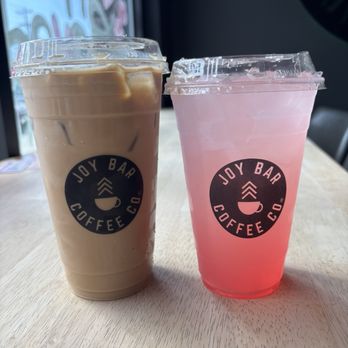 Joy Bar Coffee - Honey honey latte (YUM) and dragonfruit lemonade!! Yesss go, yall. - Coffee & Tea Near Me - High Point, North Carolina Joy Bar Coffee - Honey honey latte (YUM) and dragonfruit lemonade!! Yesss go, yall. - Coffee & Tea Near Me - High Point, North Carolina