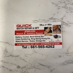 Quick Watch Repair and Gift