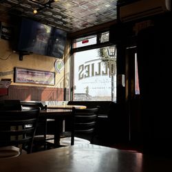 Rollie's Bar and Grill - Window overlooking downtown