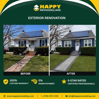 Happy Remodeling - Exterior Renovation in Hempstead, NY - Roofing Near Me Happy Remodeling - Exterior Renovation in Hempstead, NY - Roofing Near Me