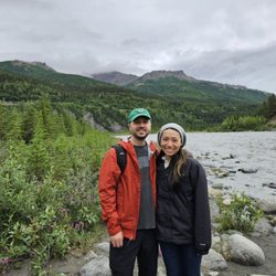 TravelChic World - At the Denali national park. April helped us book a lodge, considering reservations were completely almost full during peak travel season