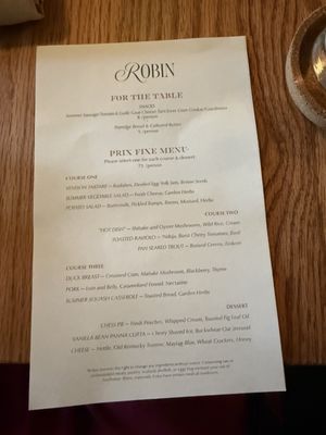 Menu photo 1 Robin Restaurant St. Louis, MO