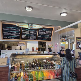 Woodies Cafe - Ordering area - Seafood Near Me - Santa Cruz, California Woodies Cafe - Ordering area - Seafood Near Me - Santa Cruz, California