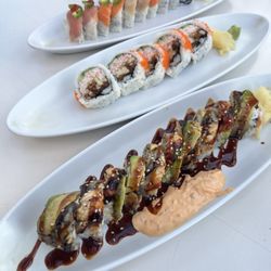 Niban Japanese Restaurant - Dragon Roll, Soft Shell Crab Roll, Kamakaze Roll