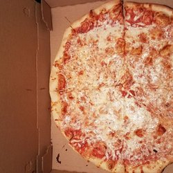 Pizza Phi - Large plain. Very thin crust.