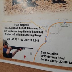 Mohave Sportsman Club - Just off of I-40 and Oatman Road.