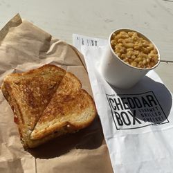 Grilled cheese and Mac n cheese