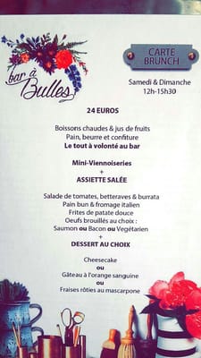 Menu photo 2 Bar à Bulles Paris, 75
