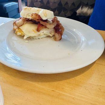 Lucas Coney Island - Egg sandwich with bacon and buttermilk biscuit - Diners Near Me - South Lyon, Michigan