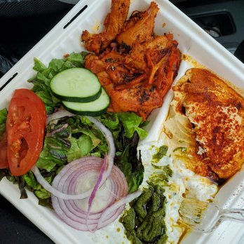Gourmet Deli - Spicy chicken tandoori w hummus instead of rice (: - Delis Near Me - Fernley, Nevada Gourmet Deli - Spicy chicken tandoori w hummus instead of rice (: - Delis Near Me - Fernley, Nevada