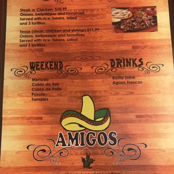 Amigo’s Taqueria - Menu - Mexican Near Me - Savannah, Georgia