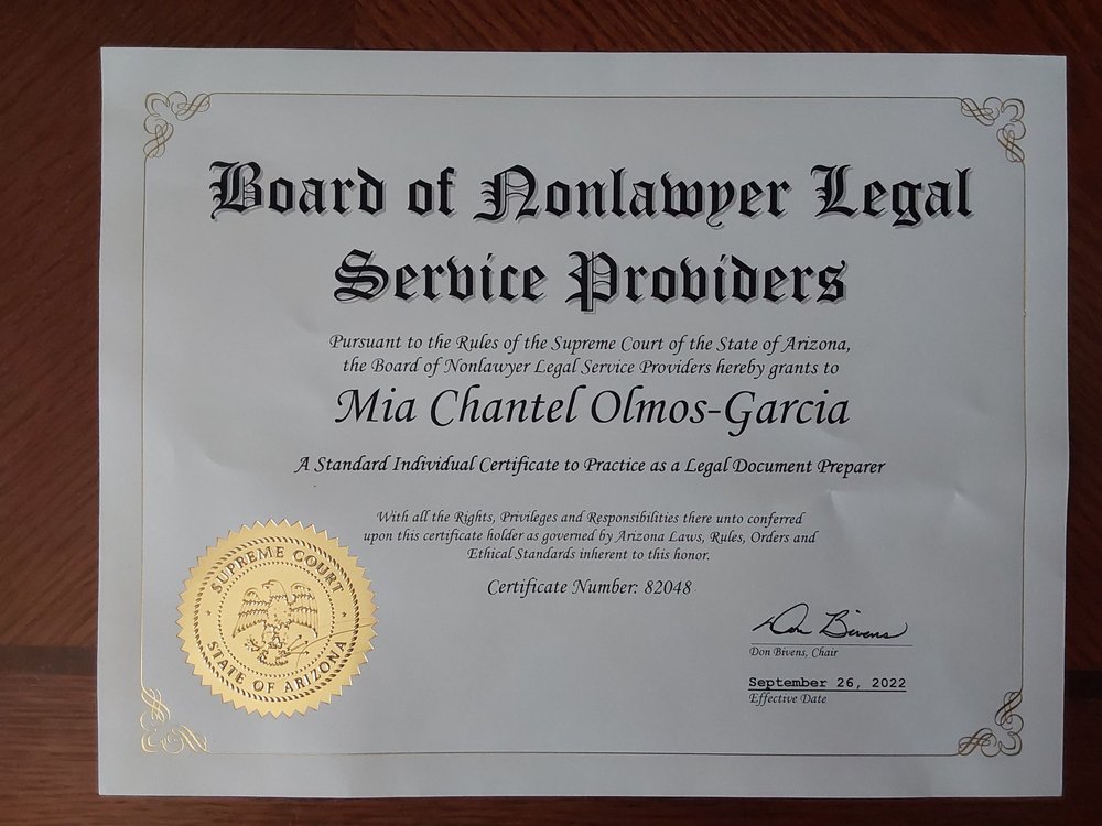 MOG Immigration document prepare - immigration attorney in Tucson, AZ