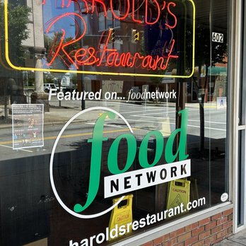 Harold's Restaurant - a sign in the window - American Near Me - Gaffney, South Carolina