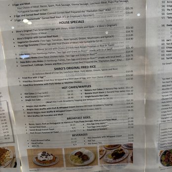 Shiro's Saimin Haven - Menu - Hawaiian Near Me - Aiea, Hawaii