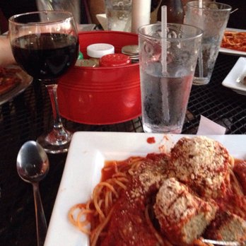 Antonella's Pizzeria - Huge meatball with spaghetti - Pizza Near Me - Winter Park, Florida Antonella's Pizzeria - Huge meatball with spaghetti - Pizza Near Me - Winter Park, Florida