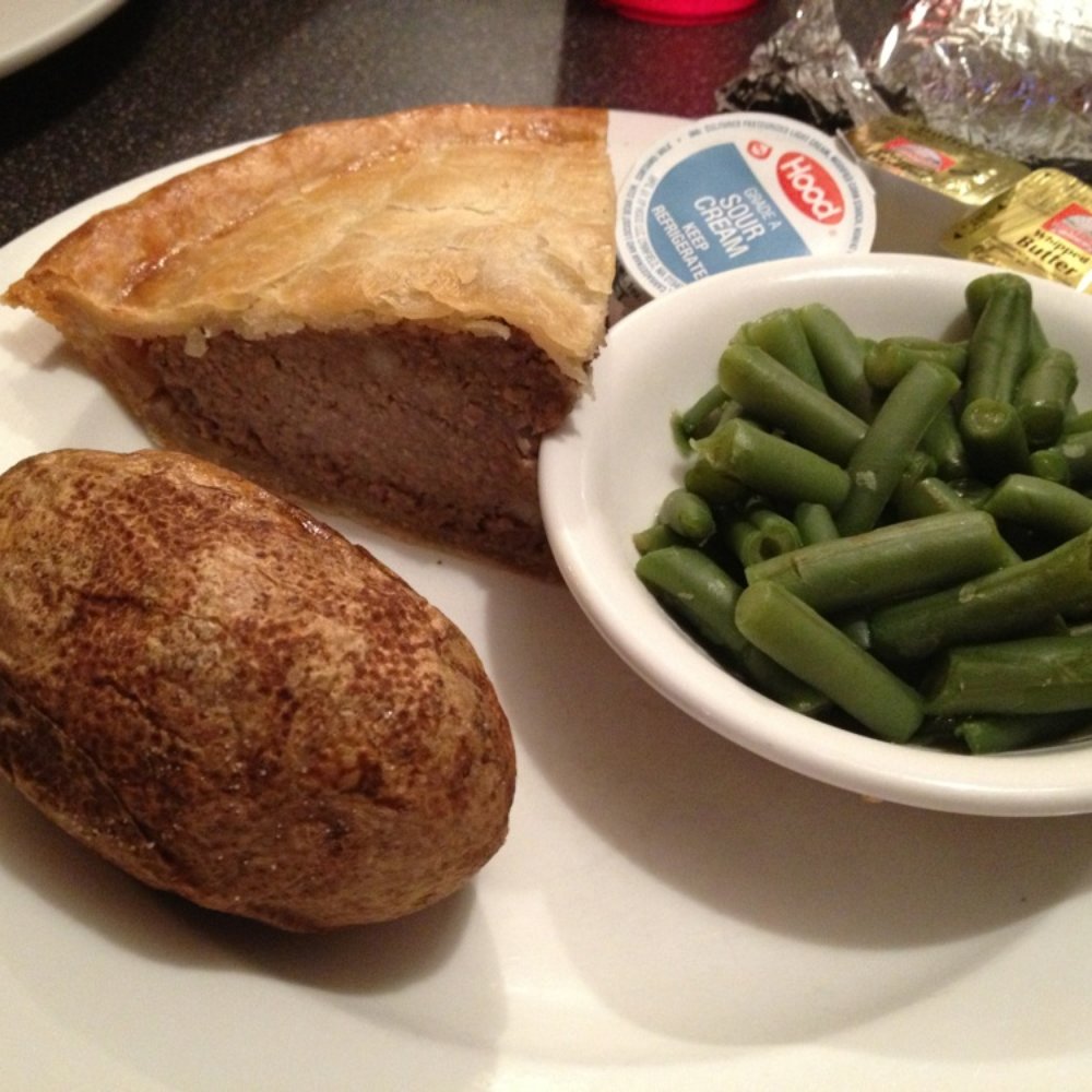 Kozy Nook Restaurant - French meat pie, green beans, baked potato - American Near Me - Westport, Massachusetts Kozy Nook Restaurant - French meat pie, green beans, baked potato - American Near Me - Westport, Massachusetts