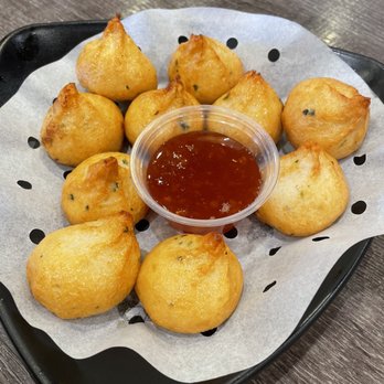 Red Flame - Fried Golden Fishball $10.95 - p basic. W/ sweet n sour sauce - Hot Pot Near Me - Westminster, California